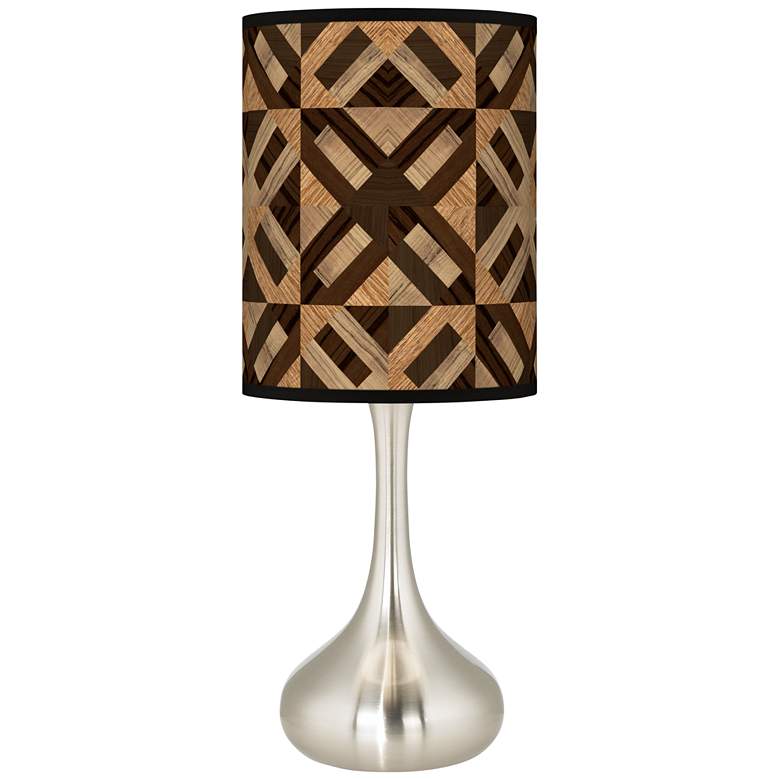 Image 1 American Woodwork Giclee Modern Rustic Droplet Table Lamp