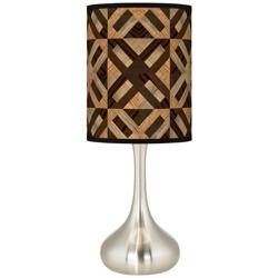 American Woodwork Giclee Modern Rustic Droplet Table Lamp