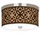 American Woodwork Giclee Nickel 10 1/4" Wide Ceiling Light