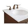 7_Americana 19" Wide Teak Single Sink Bathroom Vanity more views