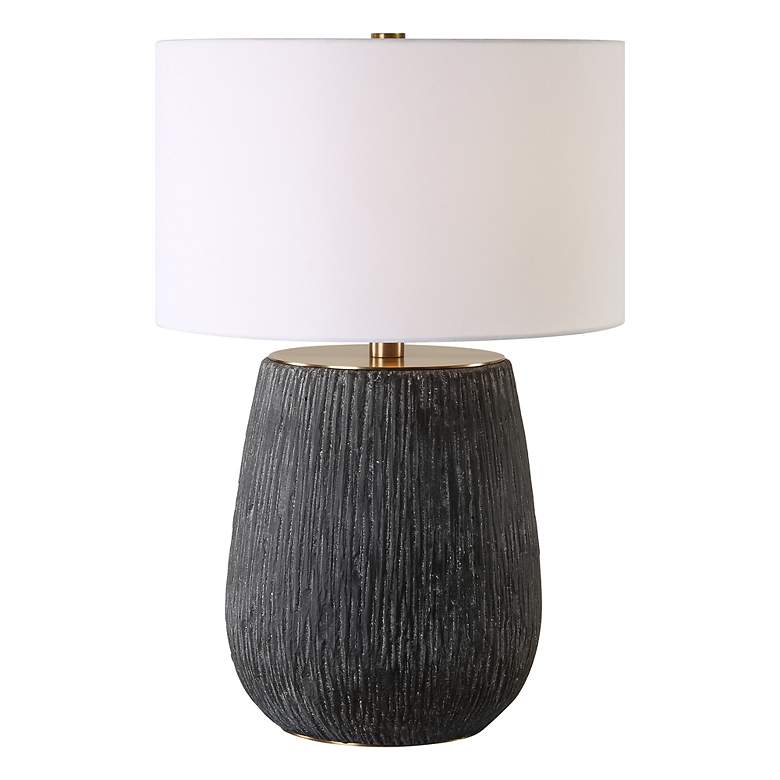 Image 2 Americana 29" Aged Black Table Lamp