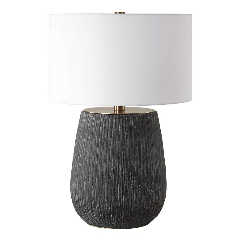 Image 4 Americana 29" Aged Black Table Lamp more views