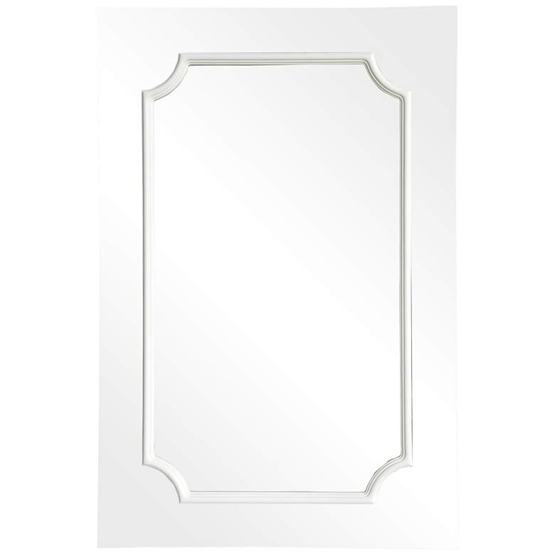 Image 1 Amerie White 24 inch x 36 inch Wall Mirror