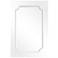 Amerie White 24" x 36" Wall Mirror