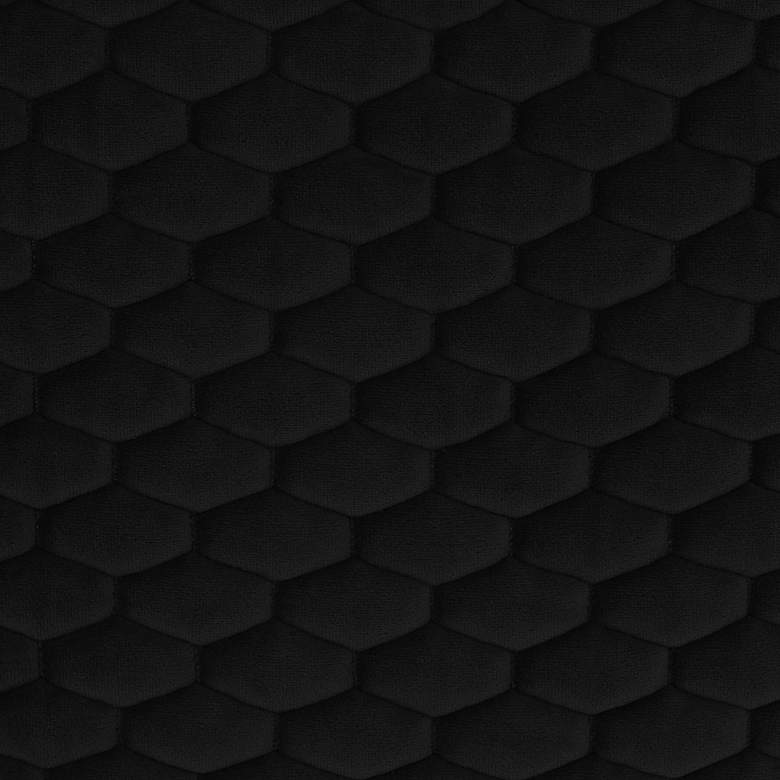 Image 7 Ames Quilted Onyx Velvet Swivel Chair more views