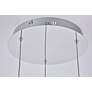 7_Amherst 12" Wide Chrome Teardrop LED Multi-Light Pendant more views