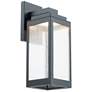 Amherst 14"H x 5"W 1-Light Outdoor Wall Light in Black