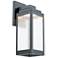 Amherst 14"H x 5"W 1-Light Outdoor Wall Light in Black