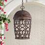 1_Amherst 17 1/2" High Burnt Umber Outdoor Hanging Dark Sky Light