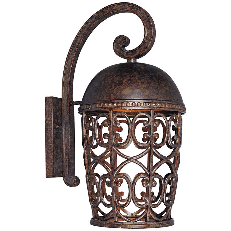 Image 1 Amherst 21 1/4 inch High Burnt Umber Outdoor Wall Light