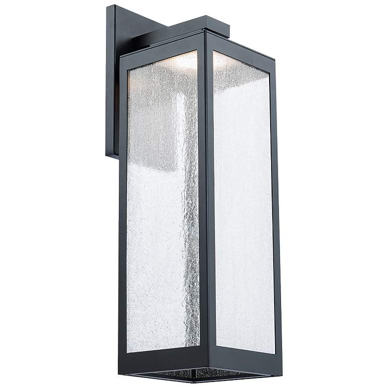 Image 1 Amherst 22 inchH x 6.5 inchW 1-Light Outdoor Wall Light in Black