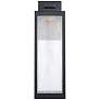 Amherst 22"H x 6.5"W 1-Light Outdoor Wall Light in Black
