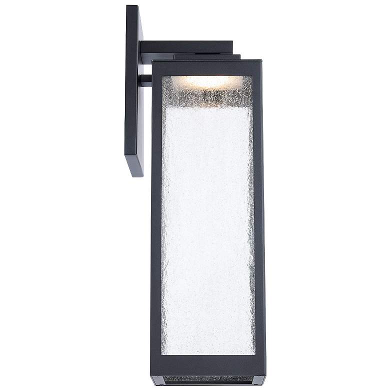 Image 4 Amherst 22 inchH x 6.5 inchW 1-Light Outdoor Wall Light in Black more views