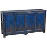 Amherst Antique Blue 4-Door Wood Buffet