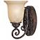 Amherst Collection Burnt Umber 10 1/4" High Wall Sconce