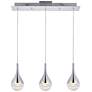 Amherst Collection Led 3-Lt Chandelier 24In X 4In X 9 Finish