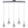Amherst Collection Led 5-Lt Chandelier 34In X 4In X 9 Finish