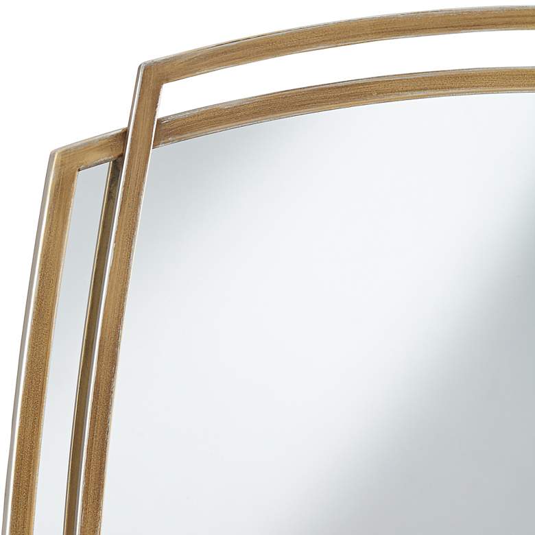 Image 2 Amherst Gold 24" x 34" Rectangular Wall Mirrors Set of 2 more views