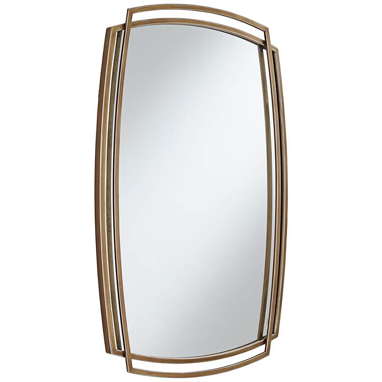 Image 4 Amherst Gold 24" x 34" Rectangular Wall Mirrors Set of 2 more views