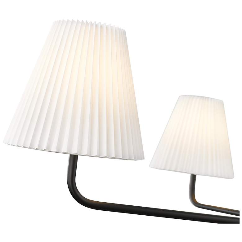 Image 4 Ami 40" Wide 4-Light Chandelier in Matte Black more views