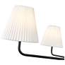 4_Ami 40" Wide 4-Light Chandelier in Matte Black more views