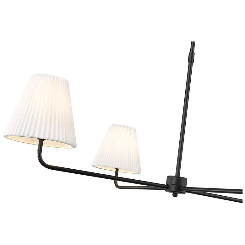 Image 5 Ami 40" Wide 4-Light Chandelier in Matte Black more views