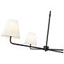 5_Ami 40" Wide 4-Light Chandelier in Matte Black more views