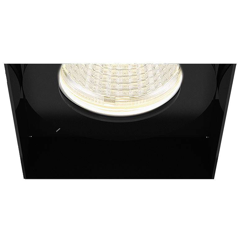 Image 1 Amigo 3 inch Black 15W LED Square Trimless Recessed Downlight