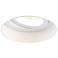 Amigo 3" White 15 Watt LED Round Trimless Gimbal Downlight