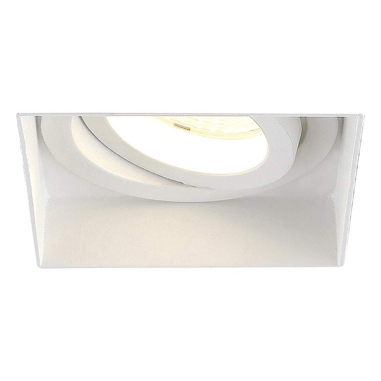 Image 1 Amigo 3 inch White 15 Watt LED Square Trimless Gimbal Downlight