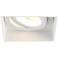 Amigo 3" White 15 Watt LED Square Trimless Gimbal Downlight