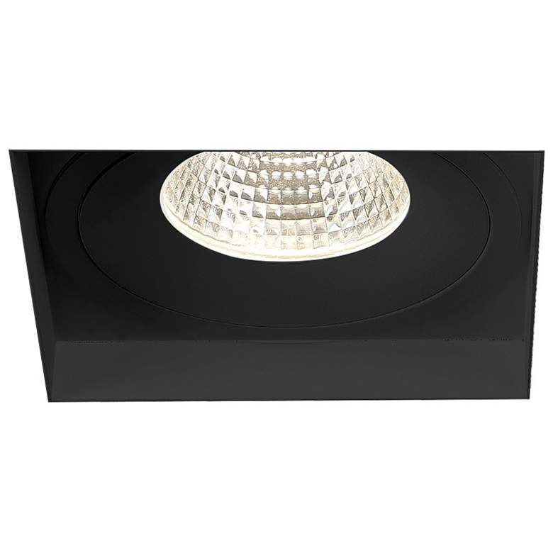 Image 1 Amigo 6 1/8" Black 26 Watt LED Square Trimless Downlight