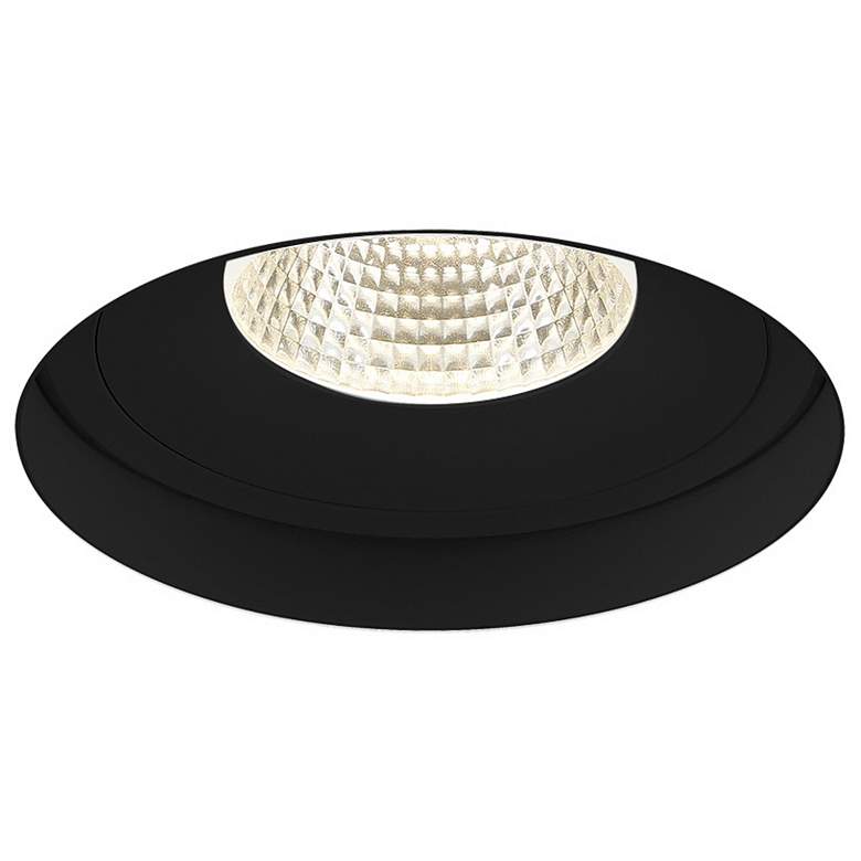 Image 1 Amigo 6 1/8 inch Black 26W LED Round Trimless Recessed Downlight