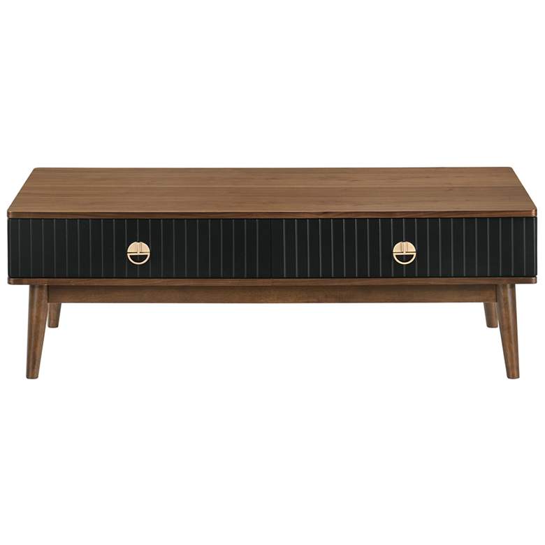 Image 1 Amigo Coffee Table in Walnut Wood and Black Veneer