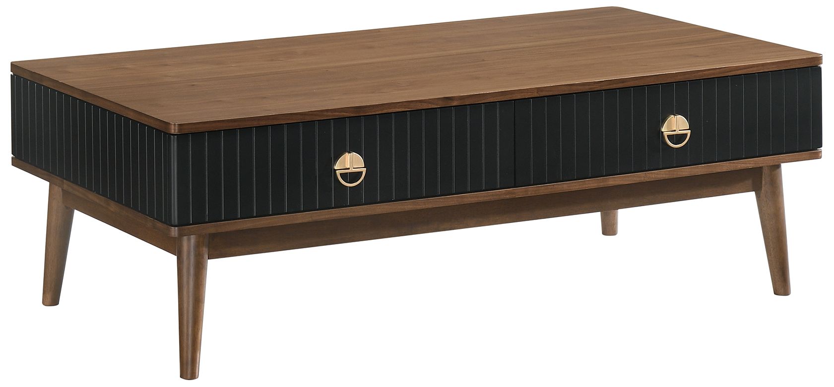 Image 3 Amigo Coffee Table in Walnut Wood and Black Veneer more views