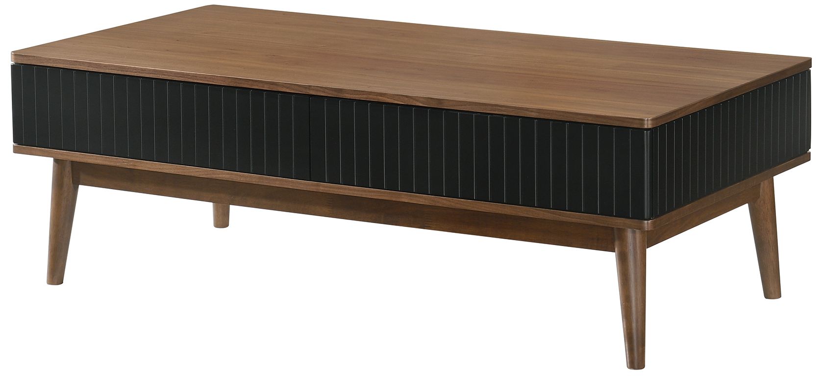 Image 5 Amigo Coffee Table in Walnut Wood and Black Veneer more views