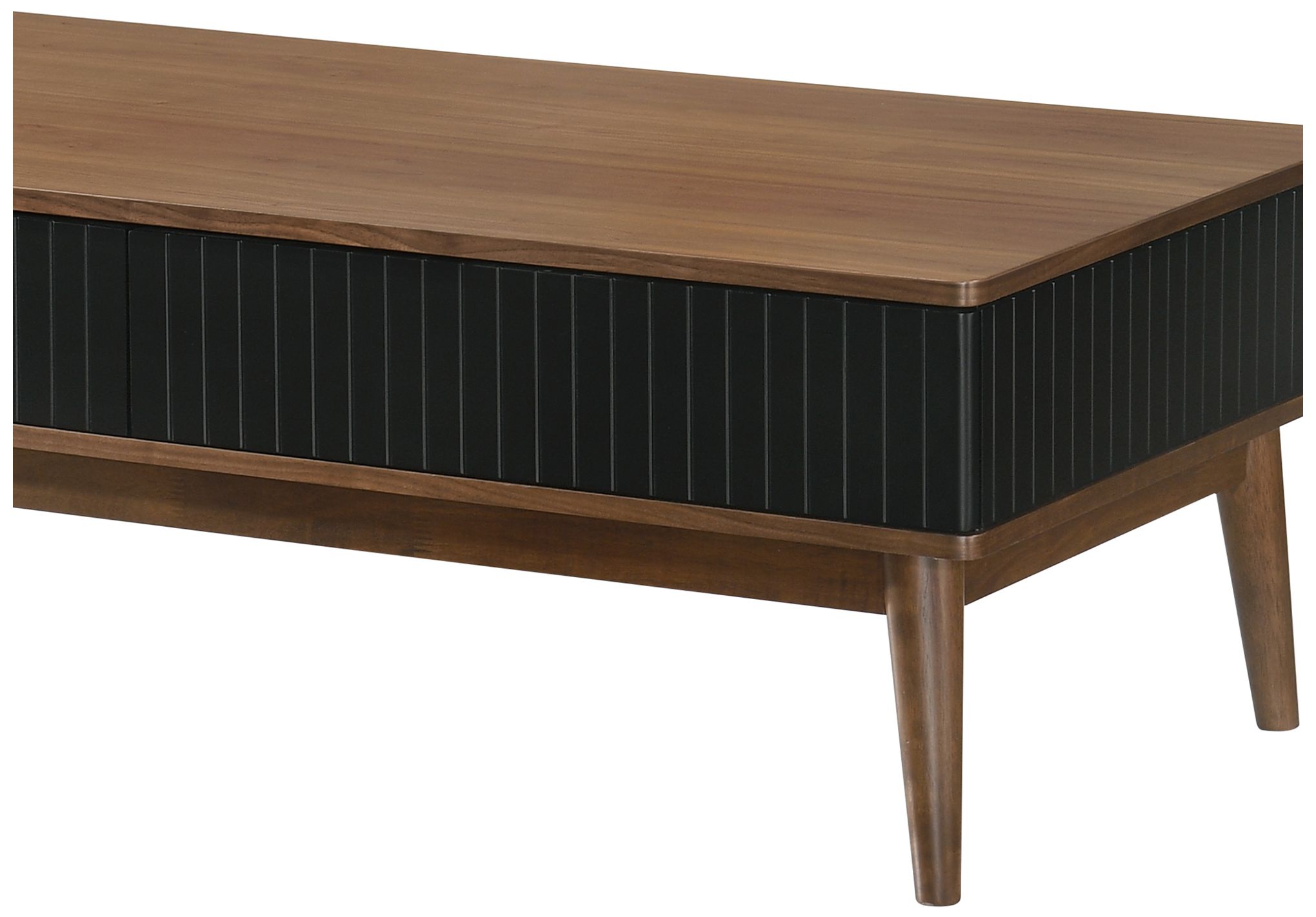 Image 7 Amigo Coffee Table in Walnut Wood and Black Veneer more views