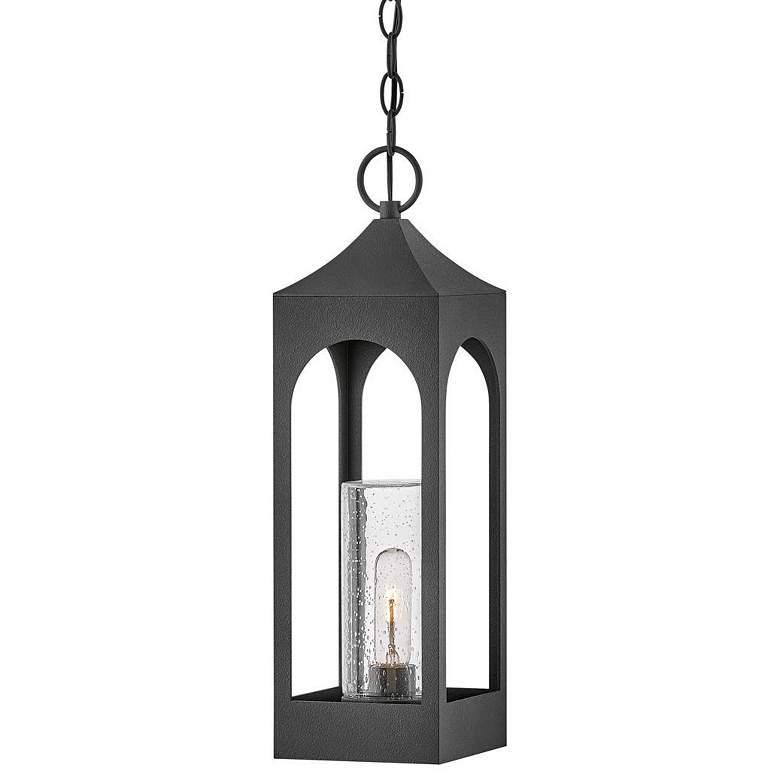 Image 2 Amina 20 1/2" High Distressed Zinc Outdoor Hanging Light more views