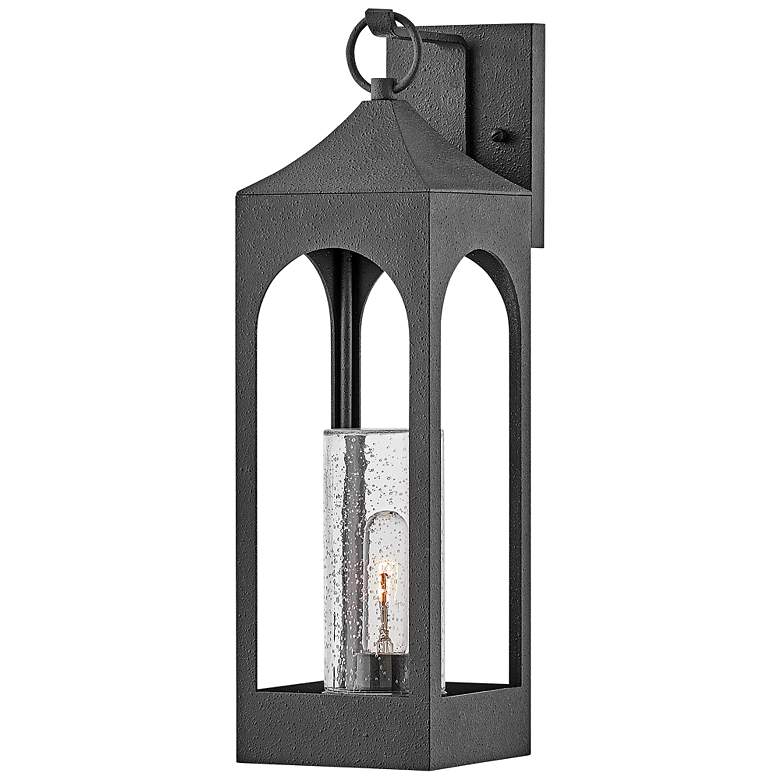 Image 4 Amina 23 3/4" High Distressed Zinc Outdoor Wall Light more views
