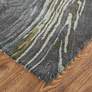 Thumbnail3 of Amira Transitional Abstract Hand Tufted Blue Area Rug 8631F more views