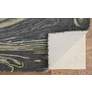 Thumbnail4 of Amira Transitional Abstract Hand Tufted Blue Area Rug 8631F more views