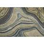Thumbnail3 of Amira Transitional Abstract Hand Tufted Blue Area Rug 8631F more views