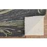 Thumbnail4 of Amira Transitional Abstract Hand Tufted Blue Area Rug 8631F more views