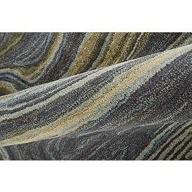 Image5 of Amira Transitional Abstract Hand Tufted Blue Area Rug 8631F more views