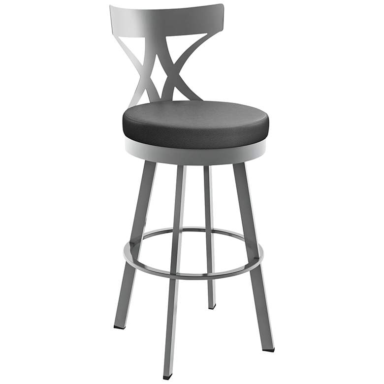 Image 1 Amisco Washington Ink 26" Magnetite Counter Stool