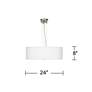 Thumbnail4 of Amity Giclee 24" Wide 4-Light Pendant Chandelier more views