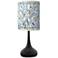 Amity Giclee Black Droplet Table Lamp