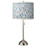 Amity Giclee Brushed Nickel Table Lamp