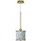 Amity Giclee Gold Mini Pendant Light