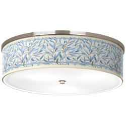 Amity Giclee Nickel 20 1/4&quot; Wide Ceiling Light